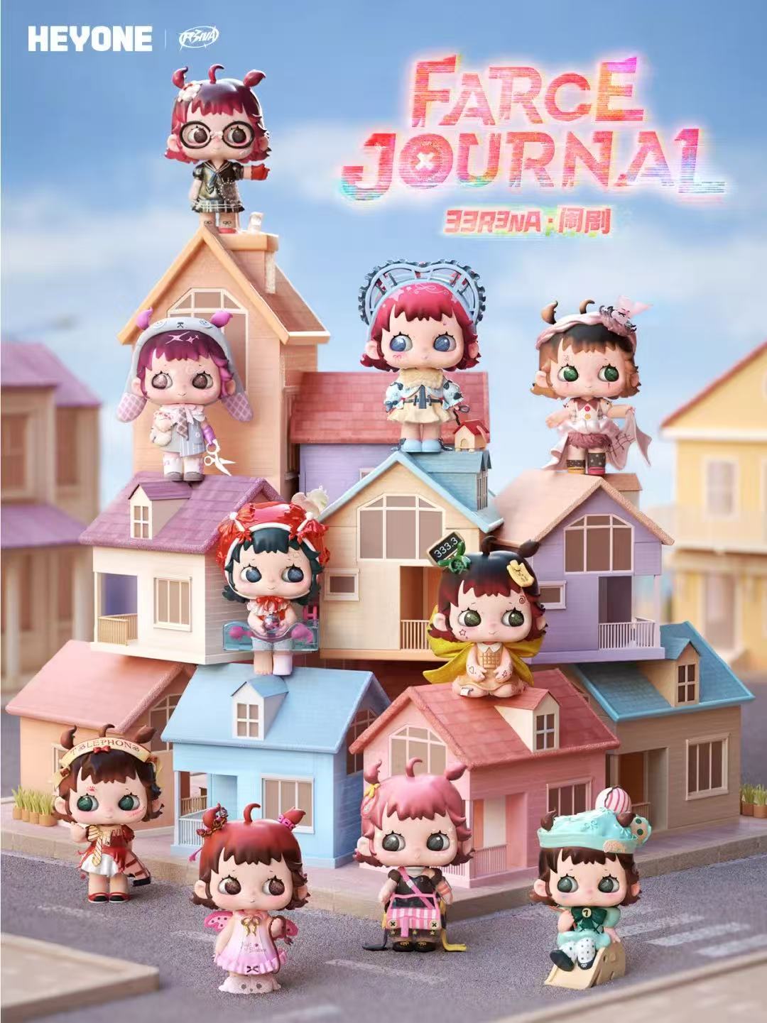Heyone-R3NA Farce Journal Series Blind Box Figure