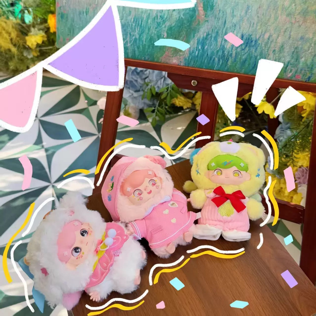Let's go play together in spring-Billie Soft toy series V4