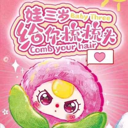 Baby Three Brush Your Hair Plush toy doll/comb/hairbrush