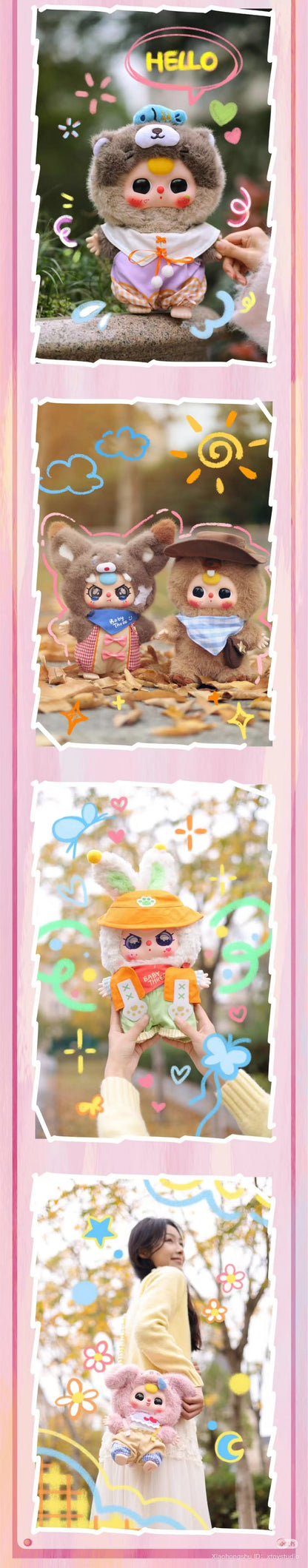 Baby Three Lolita's Dream 400% Plush Blind Box
