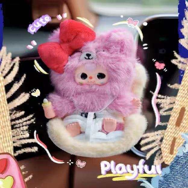 Baby Three Vehicle mounted Baby Plush toy doll