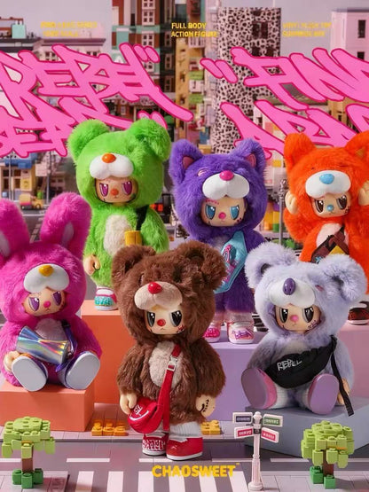 REBEL BEAR Find a Bag Series Vinyl Plush Blind Box【ChaoSweet】