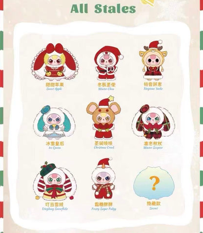Baby Three Christmas 400% V2 Plush Blind Box