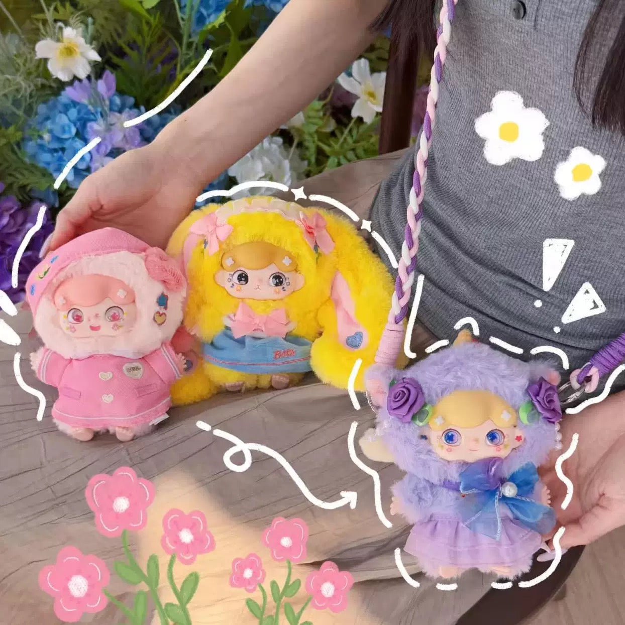 Let's go play together in spring-Billie Soft toy series V4
