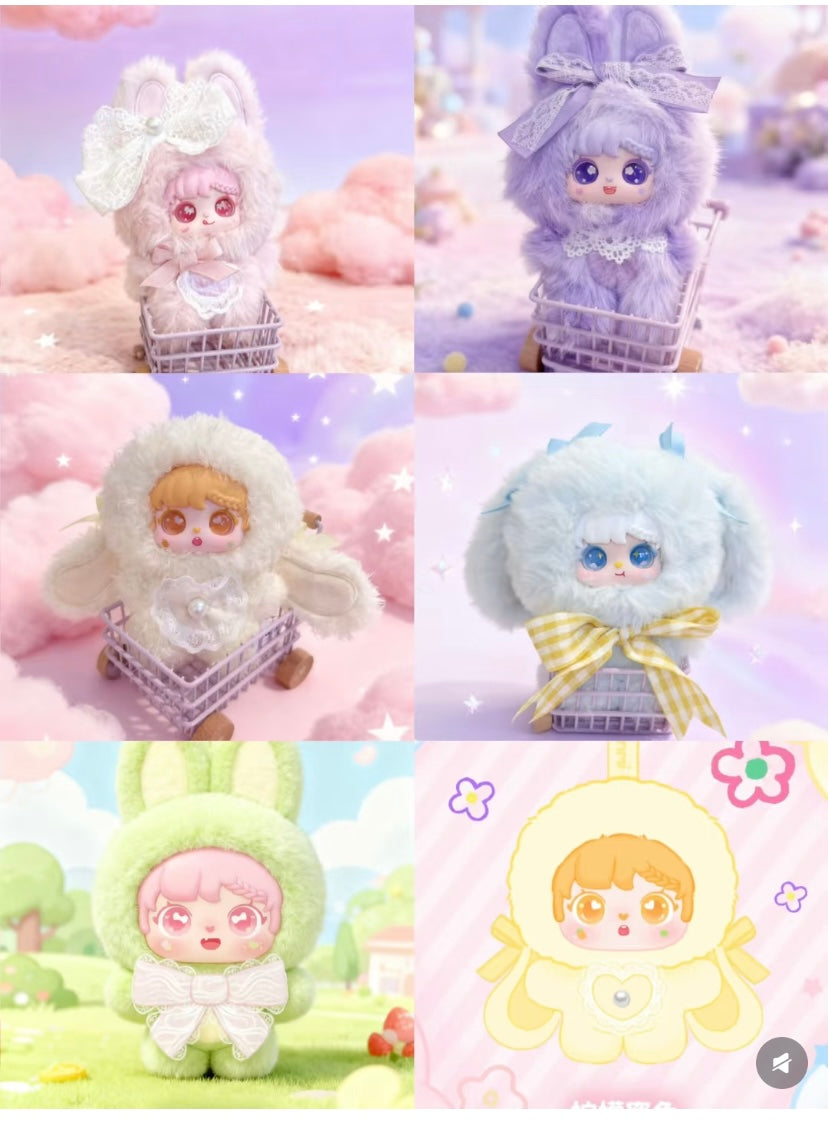 <BUY 3 OPEN 4>Sanmi Rabbit Sweet Bud Rabbit Series Plush Blind Box