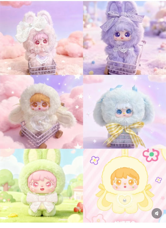 <BUY 3 OPEN 4>Sanmi Rabbit Sweet Bud Rabbit Series Plush Blind Box