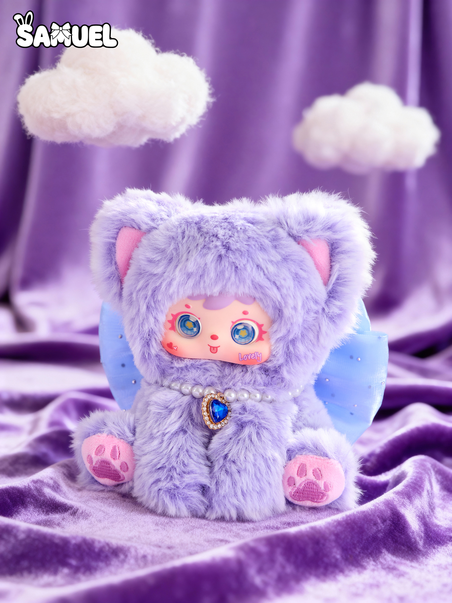 Samuel- Colorful Plush Cat Blind Box