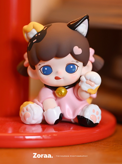 Zoraa Meow Cat Face Mini Series Figures