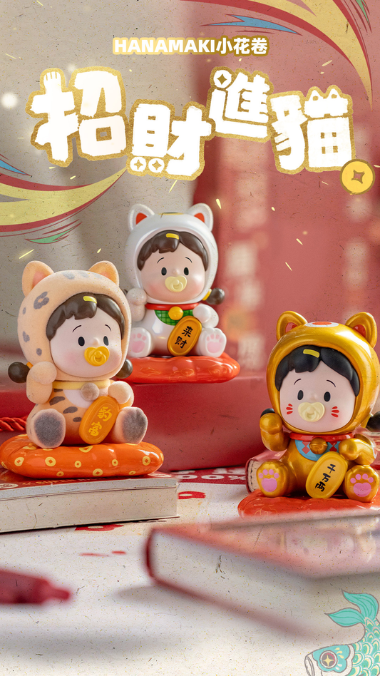 HANAMAKI Fortune Kitties Series