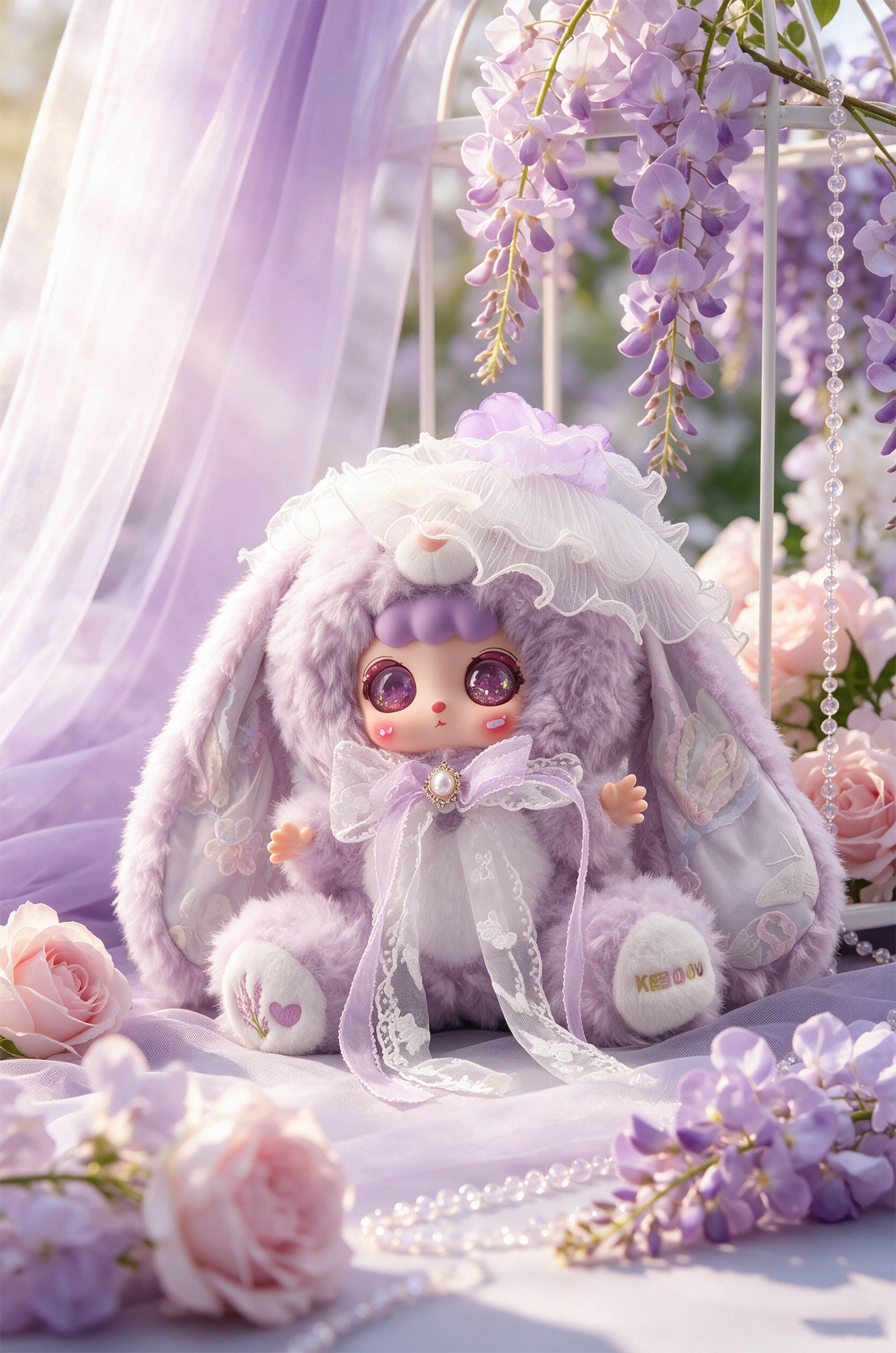 KEBIDOU Kebi Dou - Milk Cream Rabbit Sauce 600% Three Generations of Flower Rabbit Language