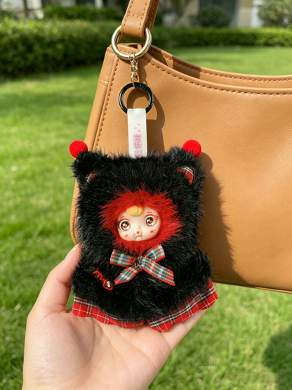 Yumi Vintage Travel Diary Plush Pendant