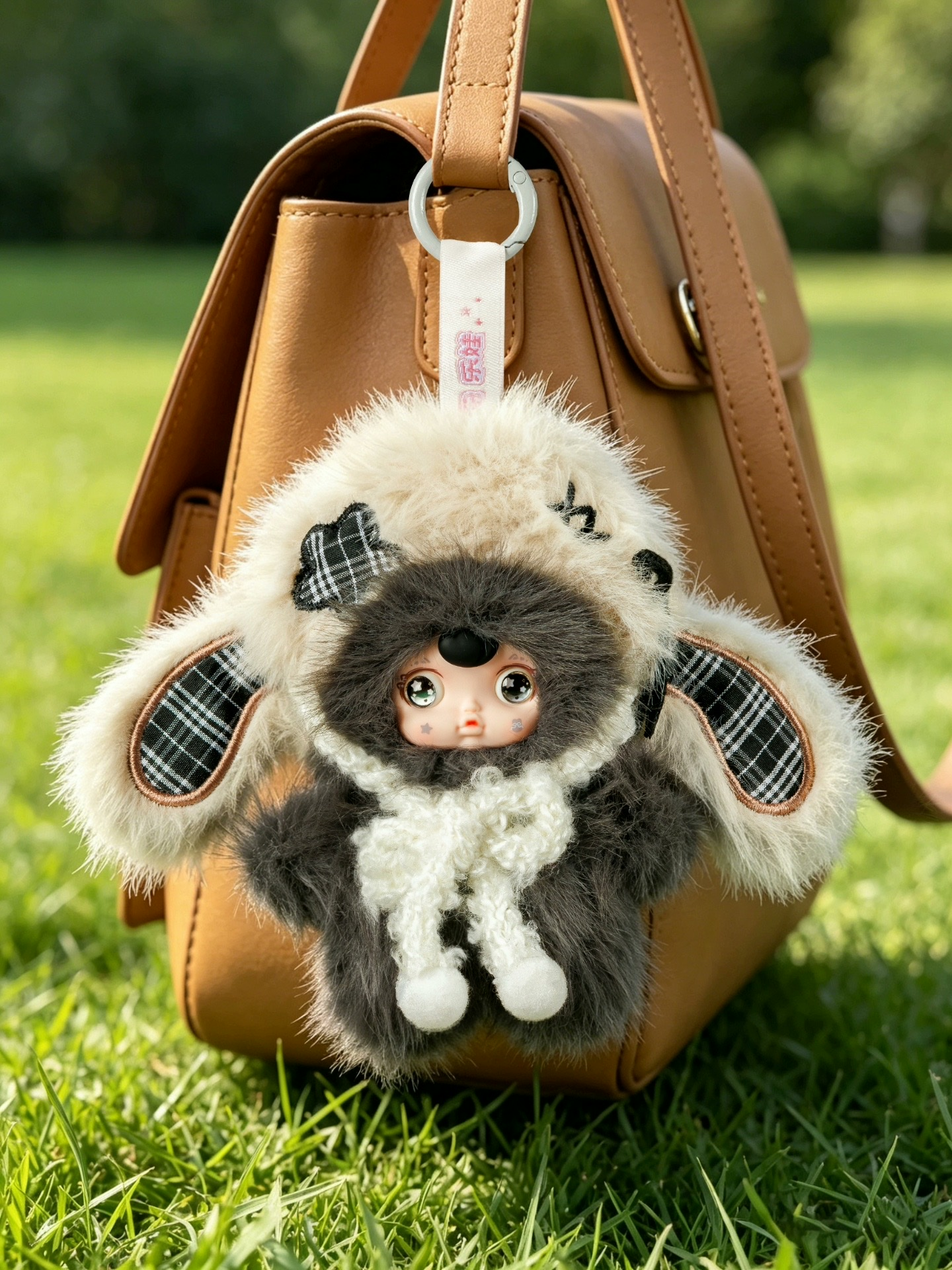 Yumi Vintage Travel Diary Plush Pendant