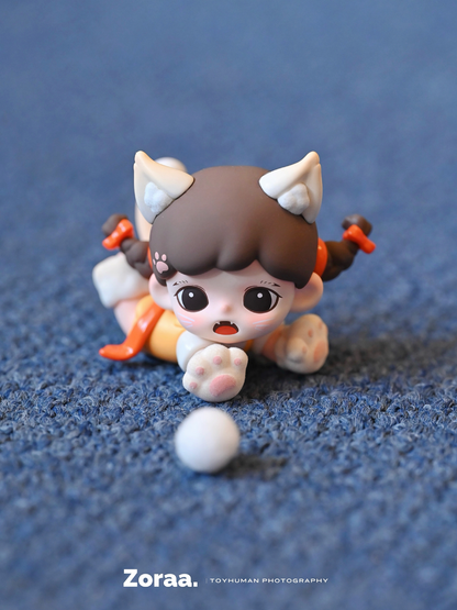 Zoraa Meow Cat Face Mini Series Figures