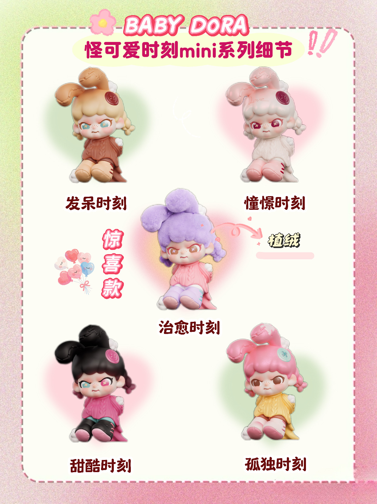 BABY DORA Quirky Cute Moments mini Series