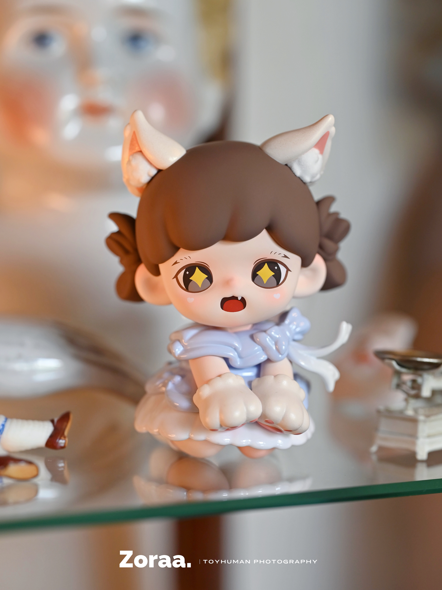 Zoraa Meow Cat Face Mini Series Figures