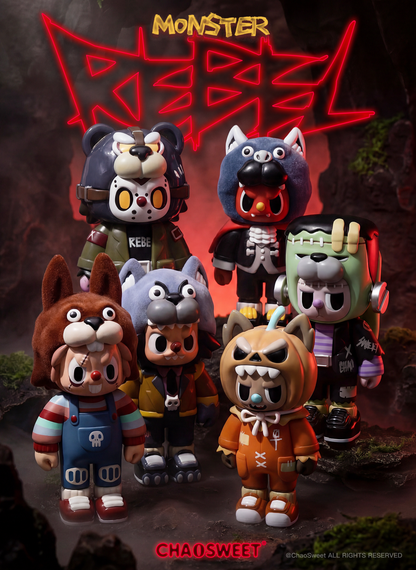 Rebel Bear- Monster Series Blind Box