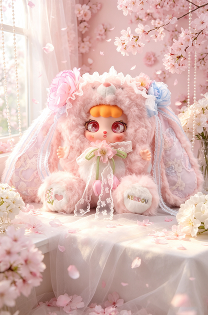 KEBIDOU Kebi Dou - Milk Cream Rabbit Sauce 600% Three Generations of Flower Rabbit Language