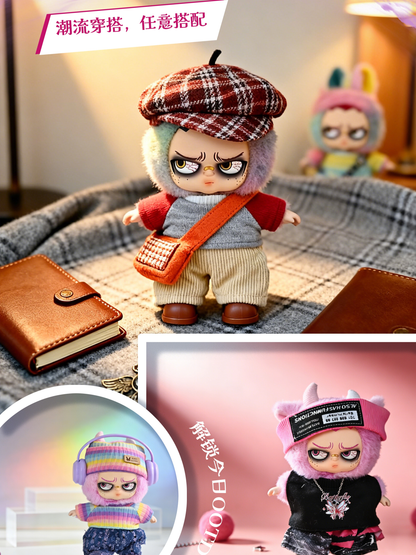 Grouchito stays up late plush series