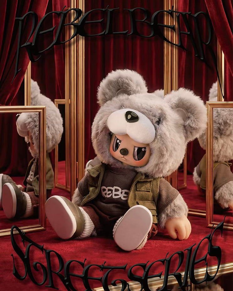 REBEL BEAR The Street Series Vinyl Plush Blind Box