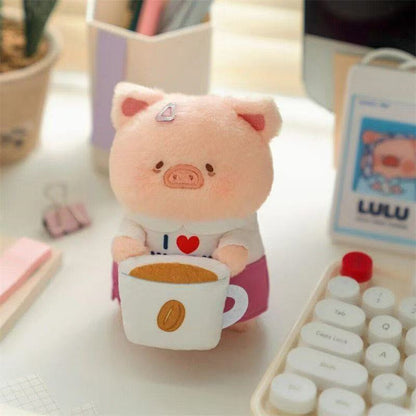 LuLu the Piggy Office Series-My Workplace Partners Monitor Plush Keychain Blind box