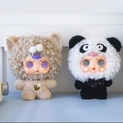 mm Sugar Baby Animal headphone pouch plush hanging charm blind box