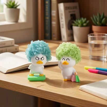 The Explosive Daily Life of the Worried Duck